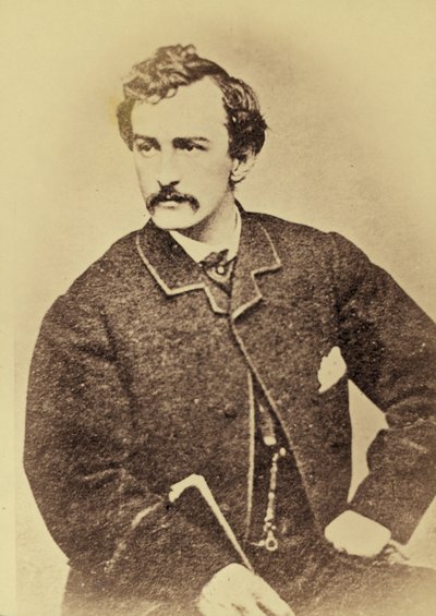 Portret Johna Wilkesa Bootha, 1861-65 autorstwa American Photographer
