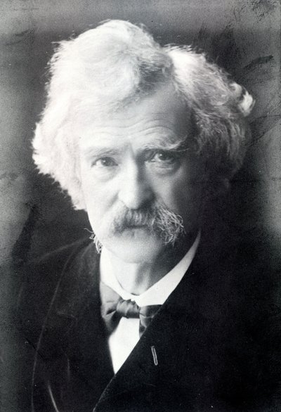 Portret Marka Twaina (1835 - 1910). autorstwa American Photographer