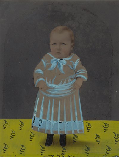 Portret chłopca, lata osiemdziesiąte XIX wieku (zdjęcie) autorstwa American Photographer