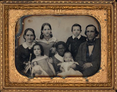 Portret rodziny, lata sześćdziesiąte XIX wieku (zdjęcie) autorstwa American Photographer