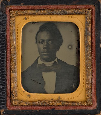 Portret mężczyzny, ok. 1860 (zdjęcie) autorstwa American Photographer