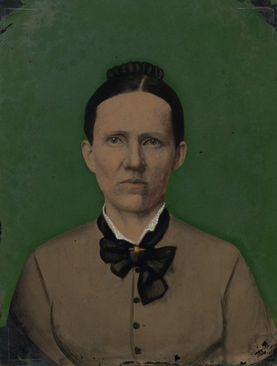 Portret kobiety, lata sześćdziesiąte XIX wieku (zdjęcie) autorstwa American Photographer
