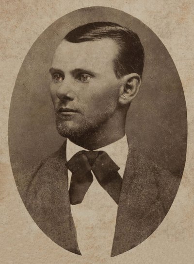 Portret wyjętego spod prawa Jesse Jamesa (1847-1882), (Zdjęcie w Gabinecie) autorstwa American Photographer