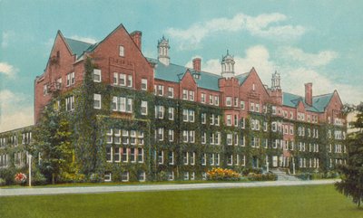Poughkeepsie: Lathrop Hall, Vassar College (zdjęcie kolorowe) autorstwa American Photographer