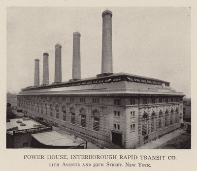 Power House, Interborough Rapid Transit Co autorstwa American Photographer