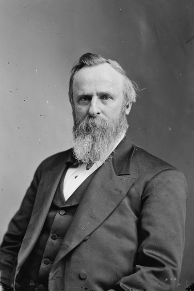 Prezydent Rutherford B. Hayes, c.1870-80 autorstwa American Photographer