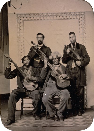 Kwartet, 1865 autorstwa American Photographer