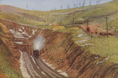 Raton Tunnel, najwyższy punkt Santa Fe (kolorowe zdjęcie) autorstwa American Photographer