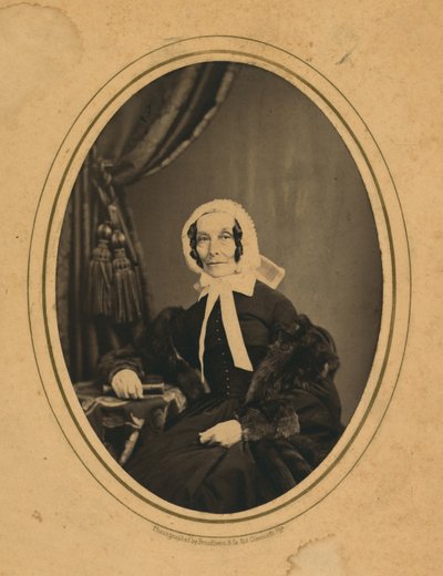 Rebecca Gratz, ok. 1860 (zdjęcie czarno-białe) autorstwa American Photographer