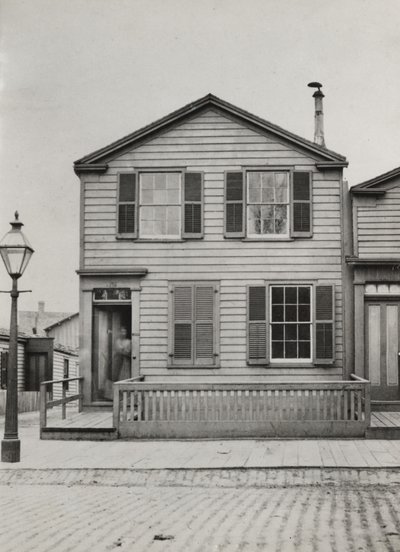 Rezydencja przy 42 Monroe St., Chicago, 1869 autorstwa American Photographer