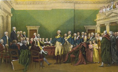 Rezygnacja generała Waszyngtona, Annapolis, 23 grudnia 1783 r. (zdjęcie kolorowe) autorstwa American Photographer