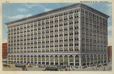 Sklep Rothschild  Co, Chicago, Illinois, USA (zdjęcie kolorowe) autorstwa American Photographer
