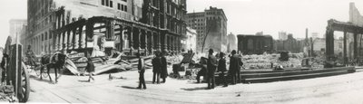 San Francisco po trzęsieniu ziemi w 1906 r. autorstwa American Photographer