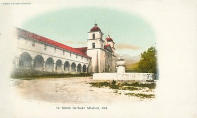 Misja Santa Barbara, Kalifornia (kolorowe zdjęcie) autorstwa American Photographer