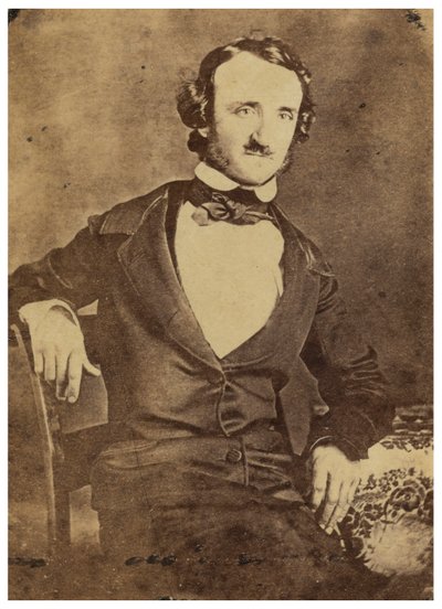 Siedzący portret Edgara Allana Poe. 1876 (Dagerotyp) autorstwa American Photographer