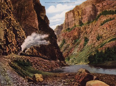 Drugi tunel, kanon Grand River (zdjęcie kolorowe) autorstwa American Photographer