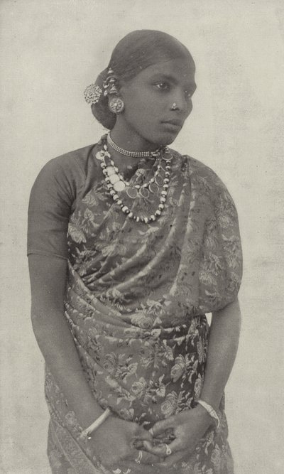 Singhalska kobieta autorstwa American Photographer