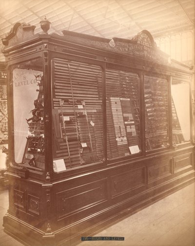 Wystawa Stanley Rule and Level Co.s, Centennial International Exhibition, Filadelfia, 1876 (druk albumowy) autorstwa American Photographer