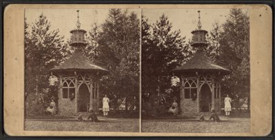 Summer House, Oneida Community, stan Nowy Jork, 1873 autorstwa American Photographer