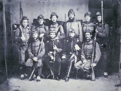 Charleston Zouave Kadeci Armii Konfederatów autorstwa American Photographer