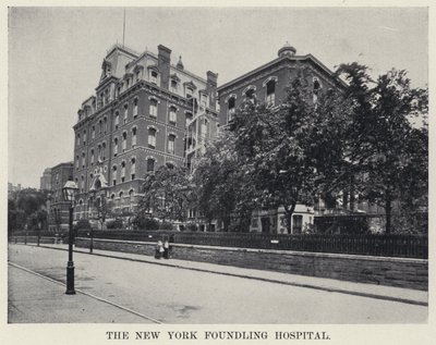 Szpital Foundling w Nowym Jorku (zdjęcie czarno-białe) autorstwa American Photographer