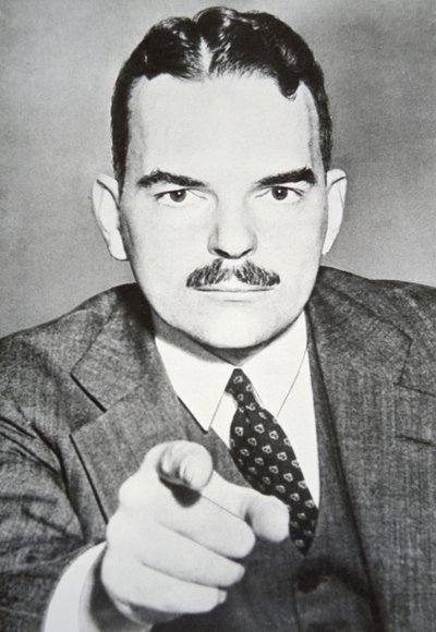 Thomas E. Dewey (1909-71) (zdjęcie czarno-białe) autorstwa American Photographer