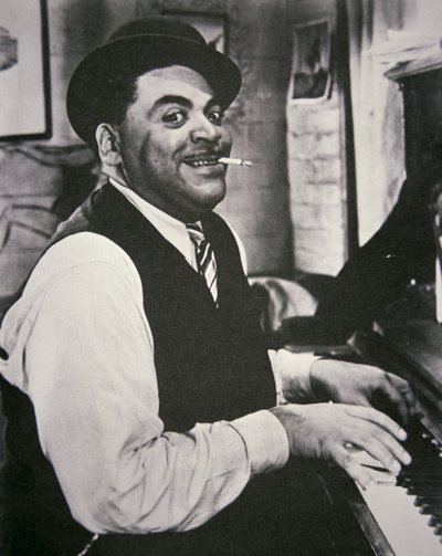 Thomas „Fats” Waller (1904-43) (zdjęcie czarno-białe) autorstwa American Photographer