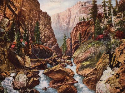 Wąwóz Toltec (zdjęcie kolorowe) autorstwa American Photographer