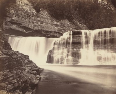 Trenton Falls, Nowy Jork, ok. 1870 (zdjęcie) autorstwa American Photographer