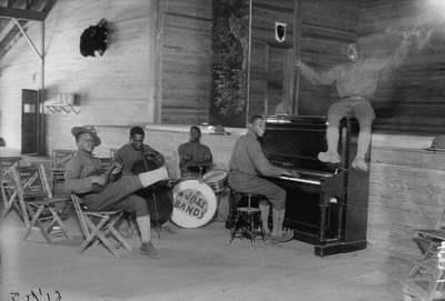 US Army Jazz Band, 1914-18 autorstwa American Photographer