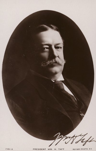 William Howard Taft (zdjęcie czarno-białe) autorstwa American Photographer