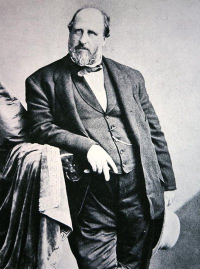 William Marcey „Boss” Tweed (1823-78) (zdjęcie czarno-białe) autorstwa American Photographer