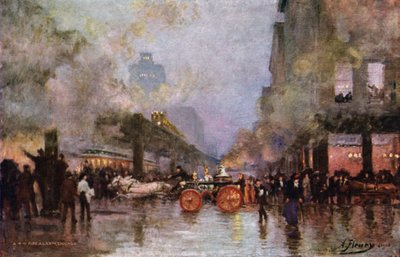 A 4-11 Alarm przeciwpożarowy (druk kolorowy) autorstwa American School