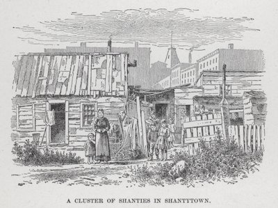 Gromada szant w Shantytown (lito) autorstwa American School