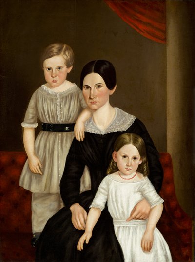 Grupa rodzinna, koniec lat 40. XIX wieku autorstwa American School