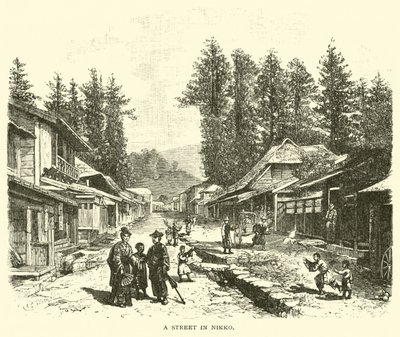 Ulica w Nikko autorstwa American School