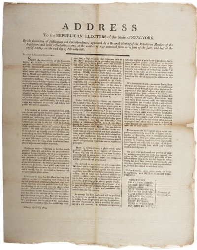 Przemówienie do republikańskich elektorów stanu Nowy Jork, 6 kwietnia 1804 r autorstwa American School