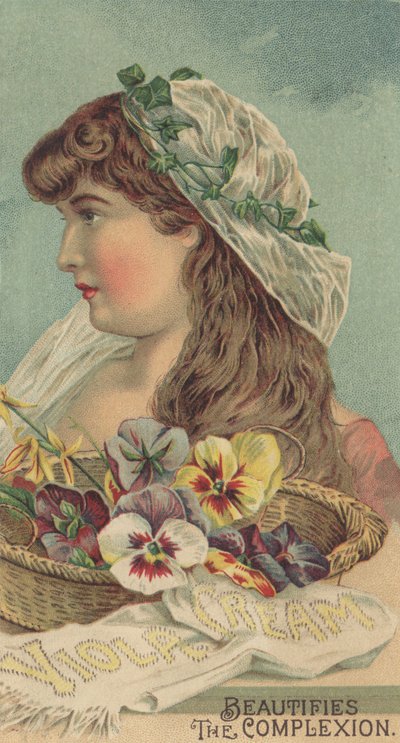 Reklama kremu Viola, ok.1890 autorstwa American School