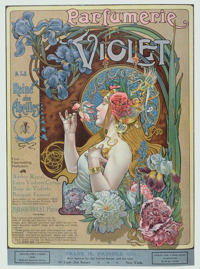Reklama perfumerii "Violet", Paryż, z "The Theatre Magazine autorstwa American School