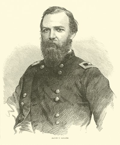 Alvin C Gillem, kwiecień 1865 autorstwa American School