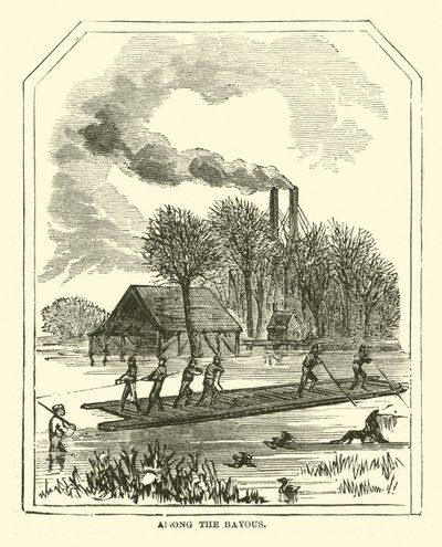 Wśród Bayous, marzec 1863 autorstwa American School