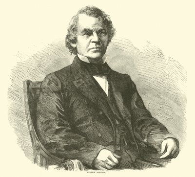 Andrew Johnson, kwiecień 1865 autorstwa American School