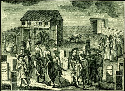 Pogrzeb Żydów aszkenazyjskich, z "The Jewish Encylopedia autorstwa American School