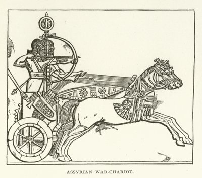 Asyryjski rydwan wojenny autorstwa American School