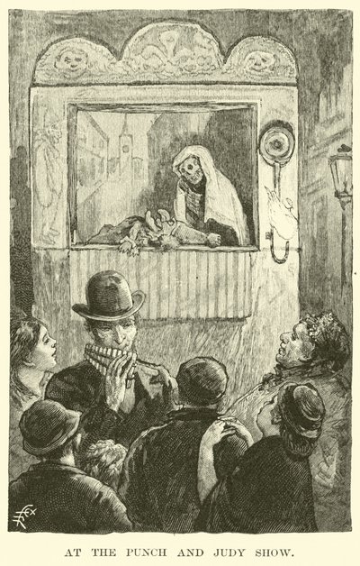 Na pokazie Punch and Judy autorstwa American School