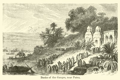 Brzegi Gangesu, niedaleko Patna autorstwa American School