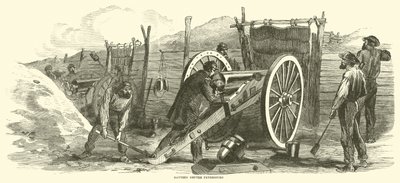 Bateria przed Petersburgiem, czerwiec 1864 r. autorstwa American School