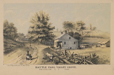 Przełęcz bojowa, Valley Grove, 1866 autorstwa American School