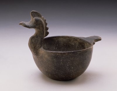 Miska z wizerunkiem ptaka, Mississippi (ceramiczna) autorstwa American School