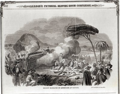 Krwawa masakra Amerykanów w Hawanie, wrzesień 1851, z „Gleason